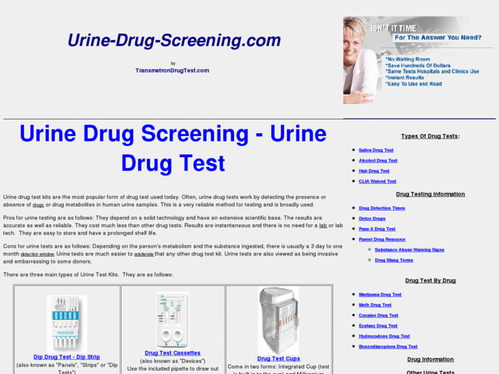 www.urine-drug-screening.com