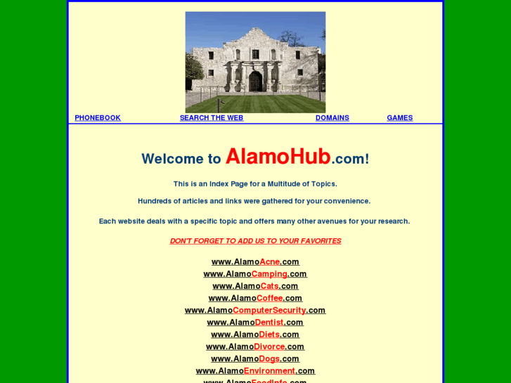 www.alamohub.com