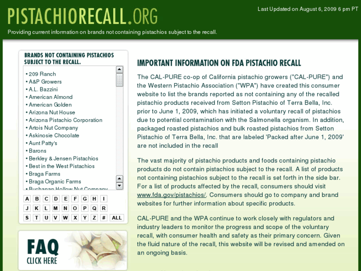 www.californiapistachiorecall.com