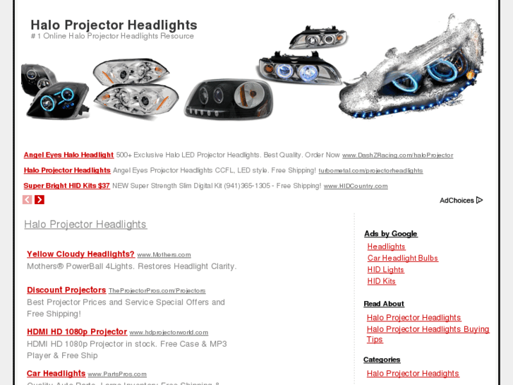 www.haloprojectorheadlights.org