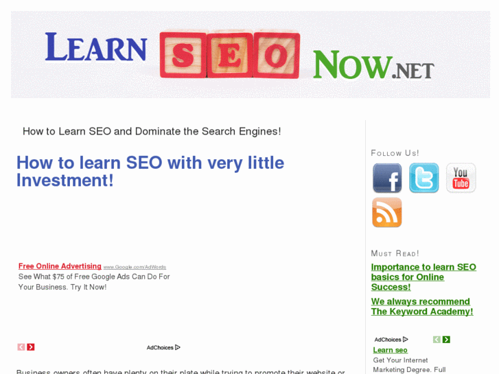 www.learnseonow.net