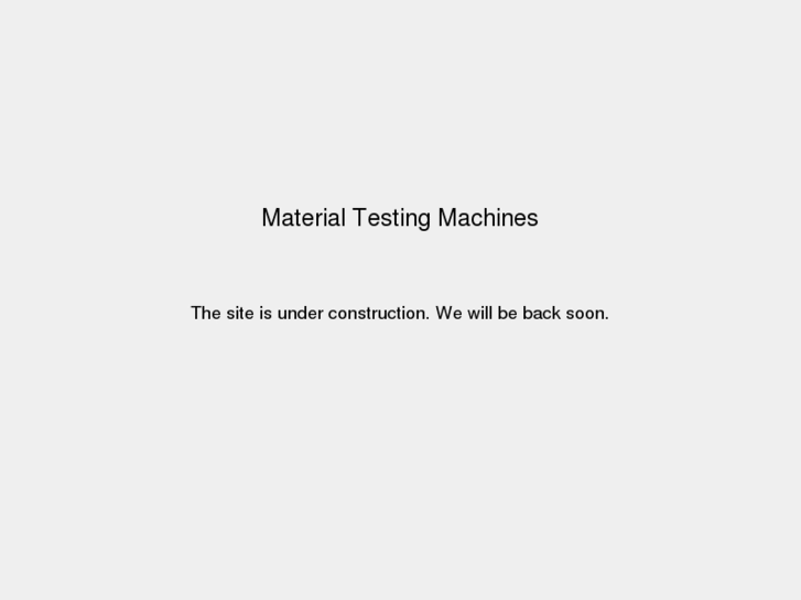 www.materialtestingmachines.com