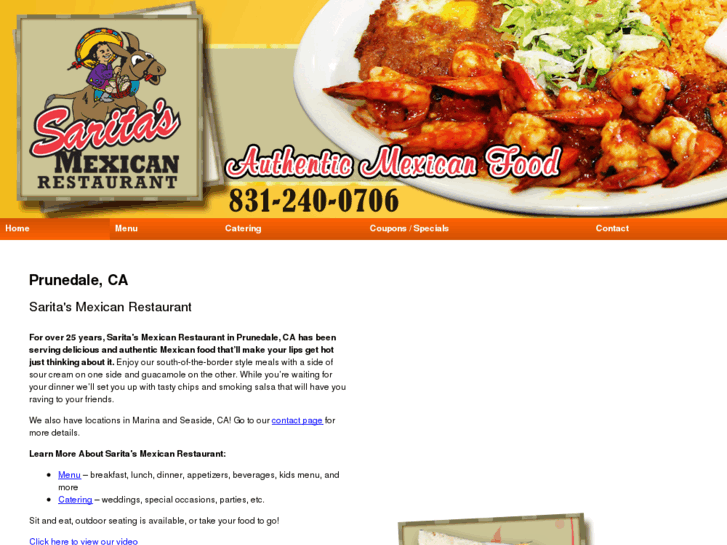 www.saritasmexicanrestaurant.com