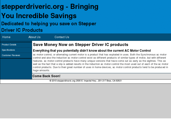 www.stepperdriveric.org