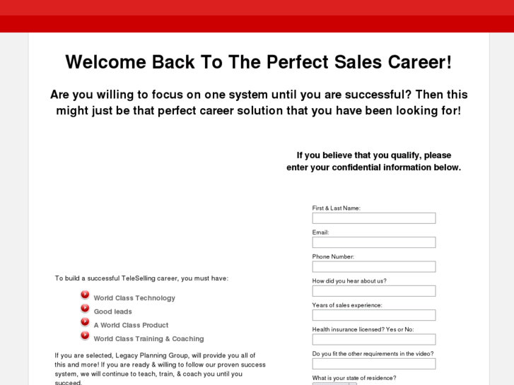 www.theperfectsalescareer.com