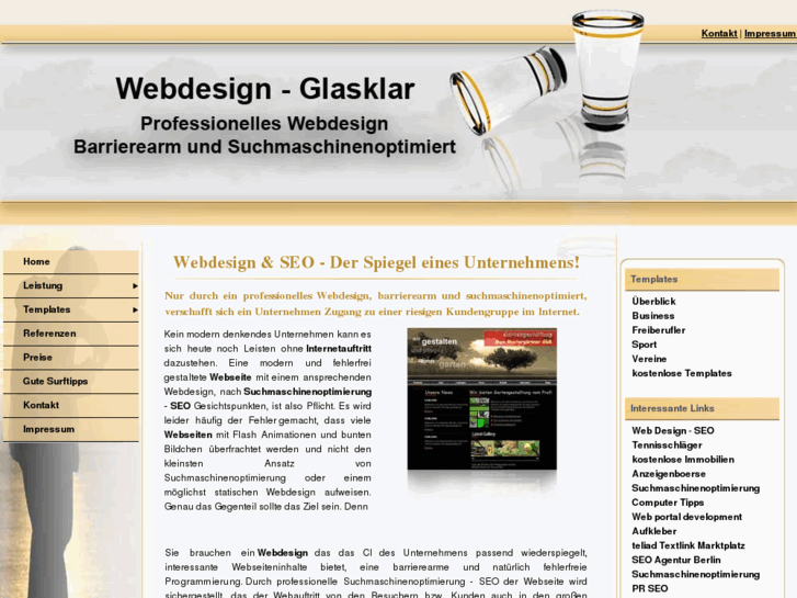 www.webdesign-glasklar.de