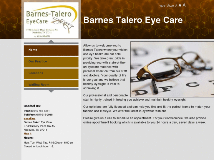 www.barnestaleroeyecare.com