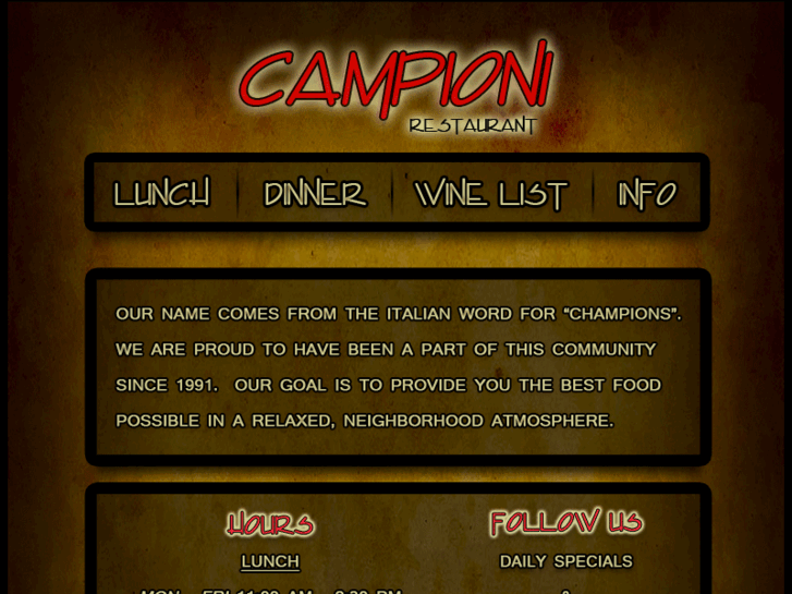 www.campioni-restaurant.com