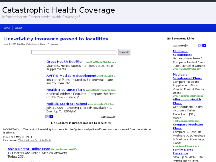 www.catastrophichealthcoverage.com