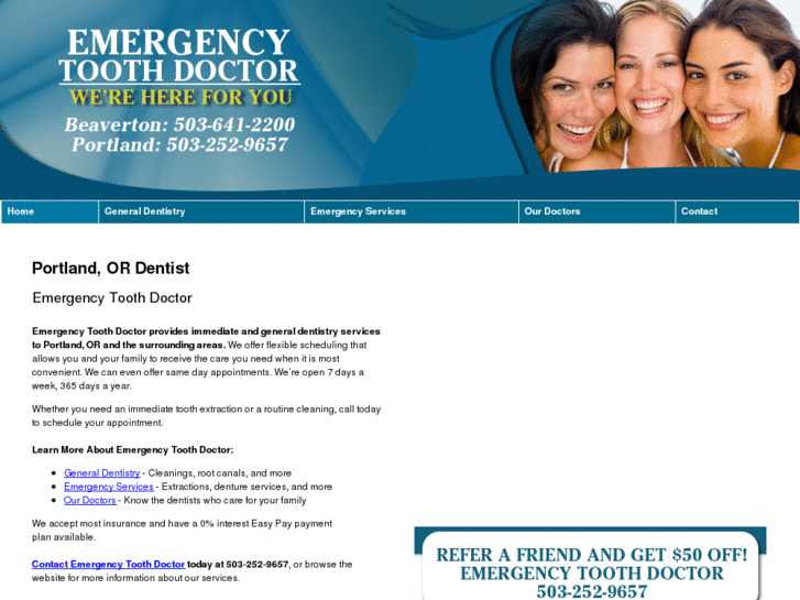 www.emergencytoothdoctorportland.com