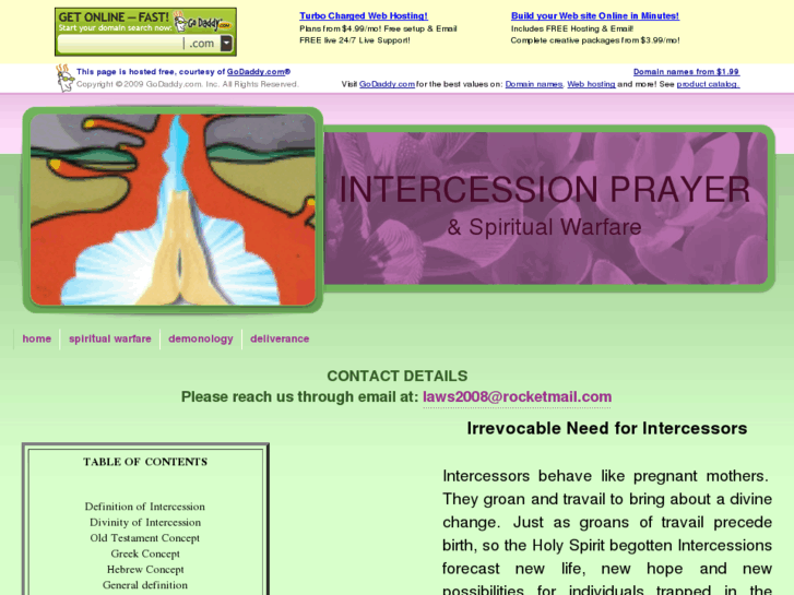 www.intercessionprayer.com