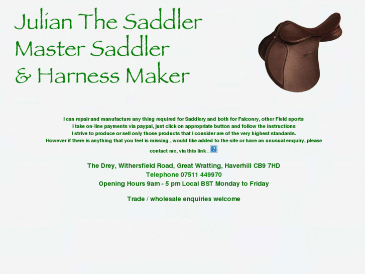 www.julianthesaddler.com