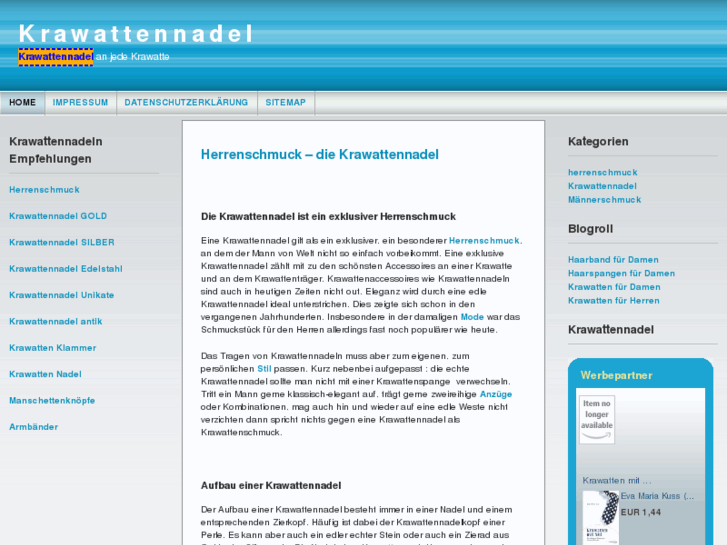 www.krawattennadel.org