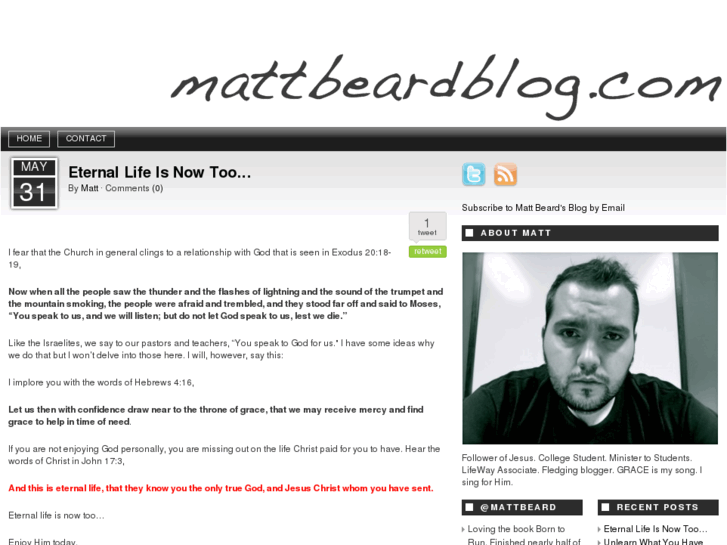 www.mattbeardblog.com