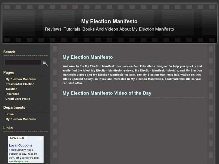 www.myelectionmanifesto.com