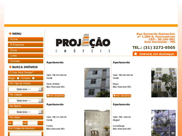 www.projecaoimoveis.net