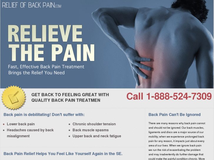 www.reliefofbackpain.com