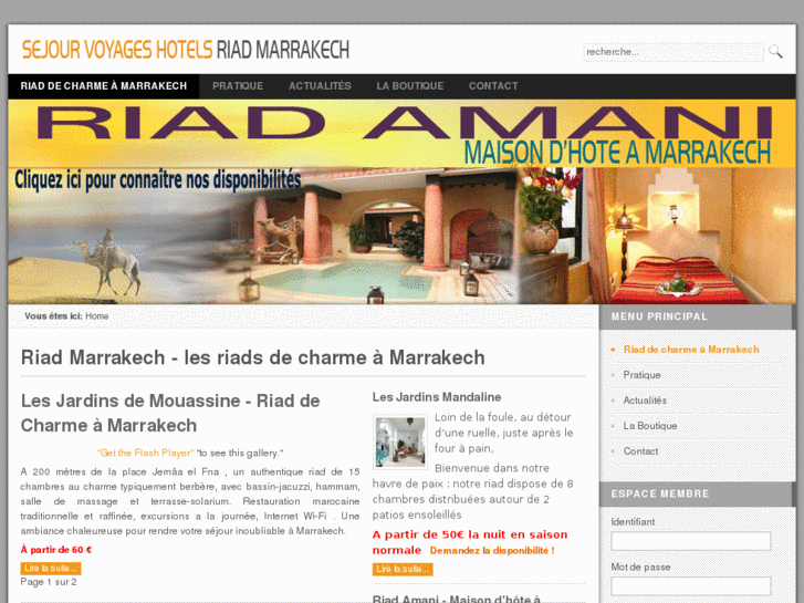 www.sejour-hotel-riad-marrakech.com