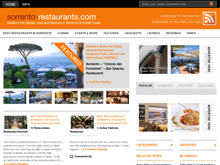 www.sorrento-restaurants.com