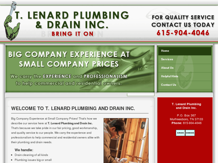 www.tlenardplumbing.com