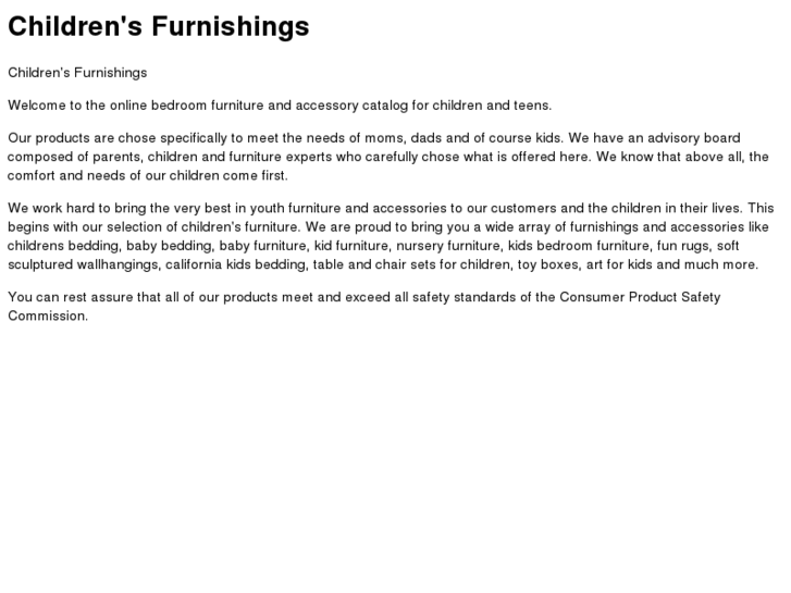 www.childrenfurnishings.com