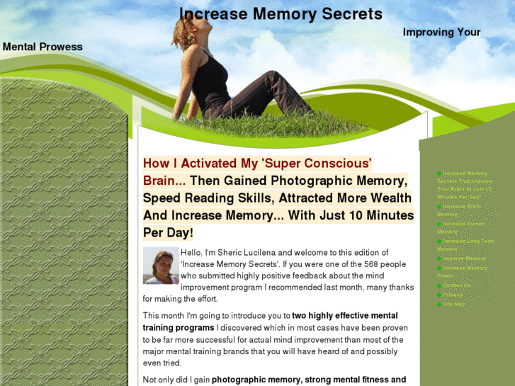 www.increasememorysecrets.com