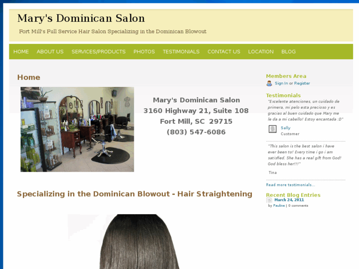 www.marysdominicansalon.com