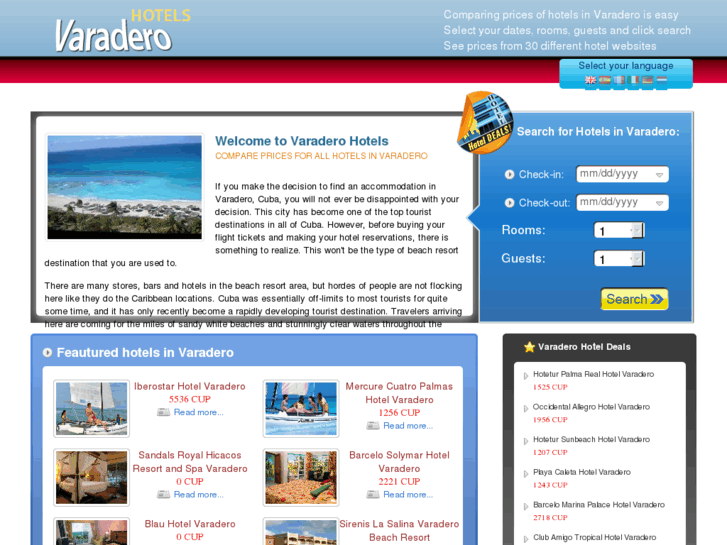 www.varaderohotels.biz