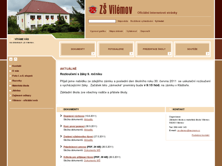 www.zsvilemov.cz