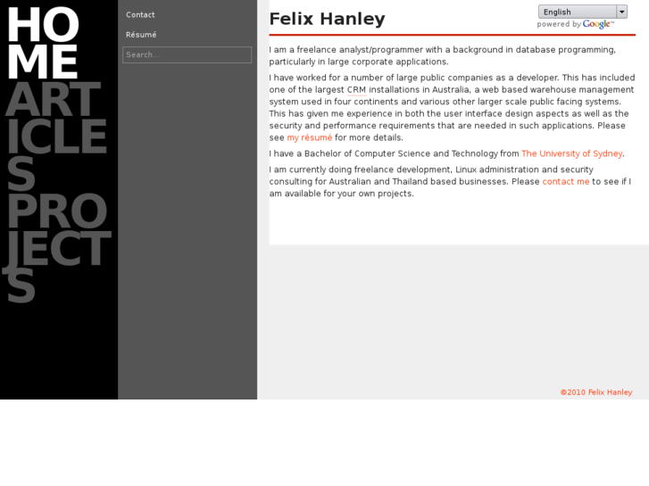 www.felixhanley.info