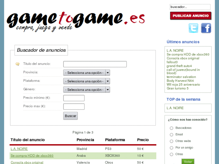 www.gametogame.es