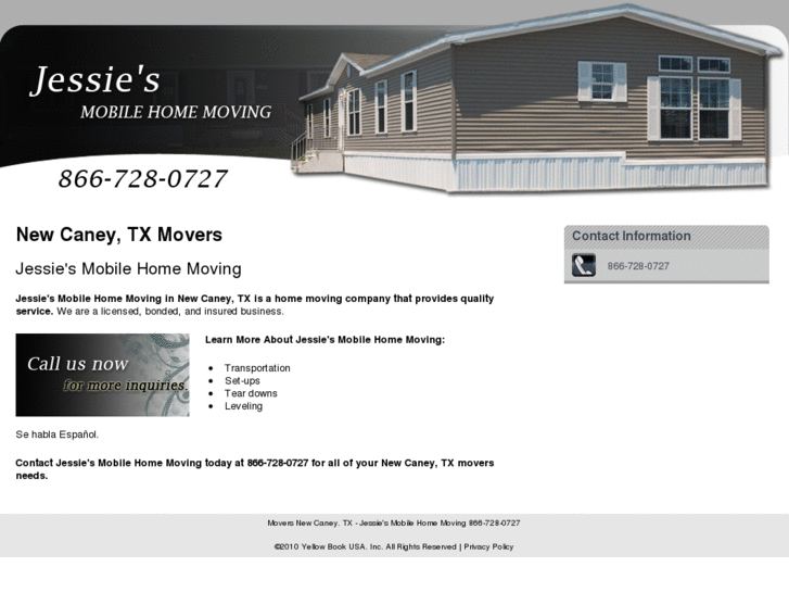 www.jessiesmobilehomemoving.com