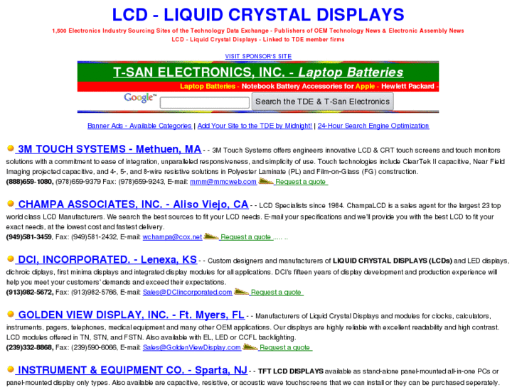 www.lcd-liquidcrystaldisplays.com