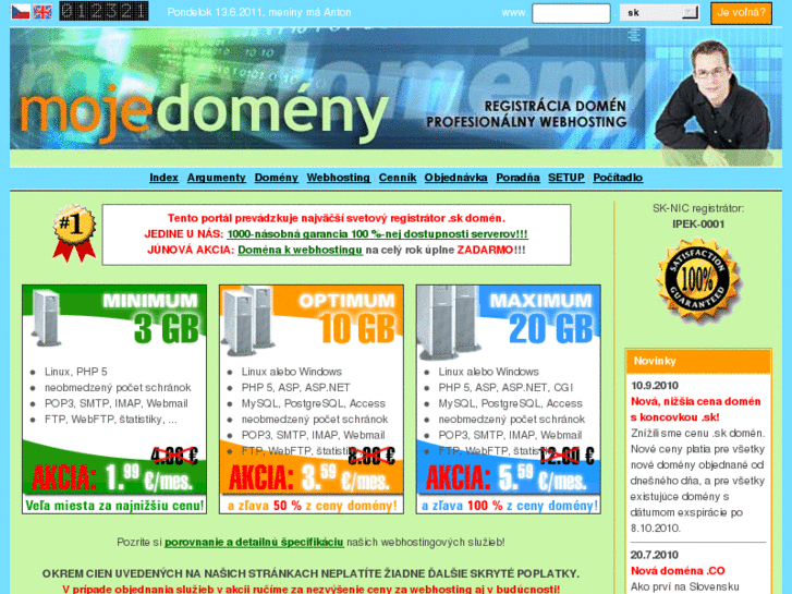 www.mojedomeny.sk