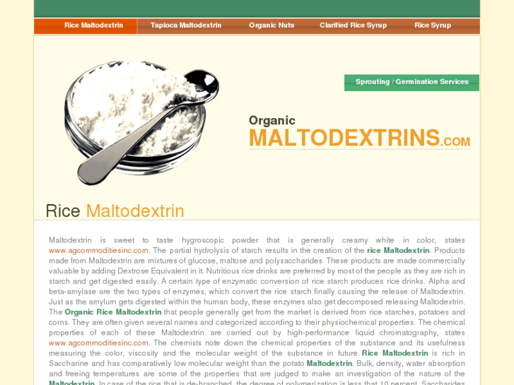 www.organicmaltodextrins.com