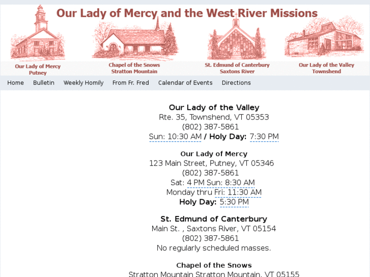 www.ourladyofmercyandthewestrivermissions.com