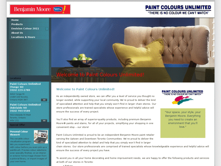 www.paintcoloursunlimited.com