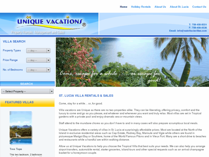 www.saintluciavillas.com