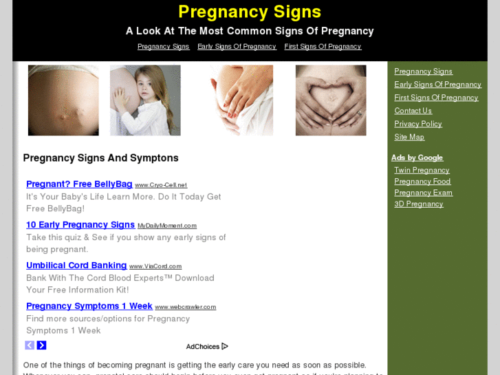 www.signsearlypregnancy.com