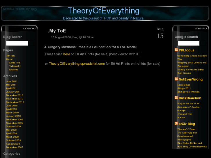 www.theoryofeverything.org