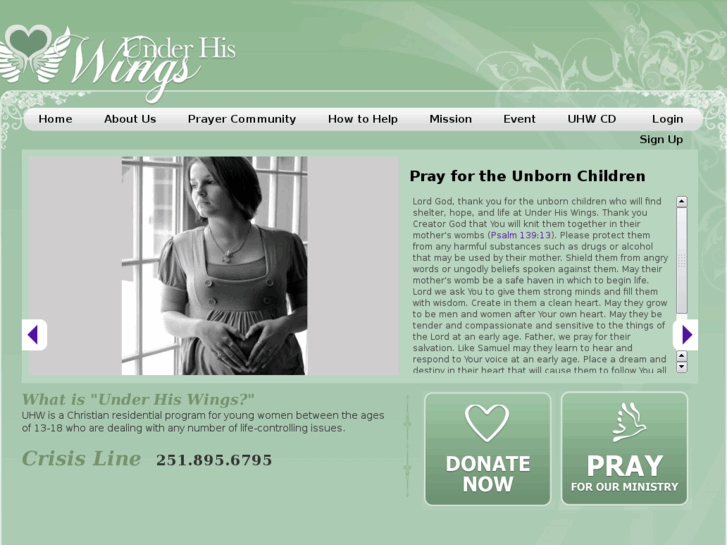 www.underhiswings.info