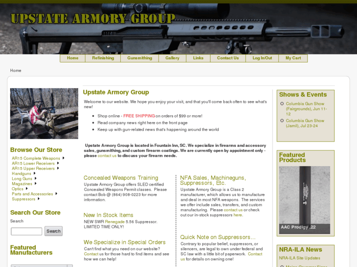 www.upstatearmorygroup.com