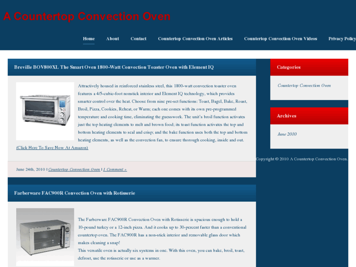 www.acountertopconvectionoven.com