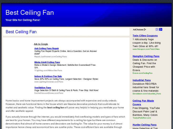 www.bestceilingfan.org