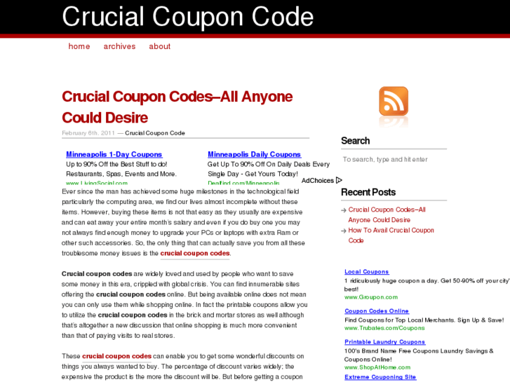 www.crucialcouponcode.com