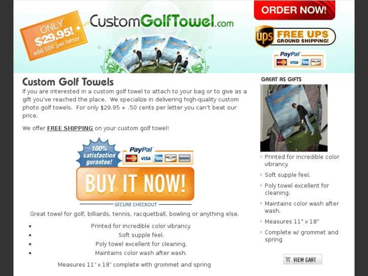 www.customgolftowel.com