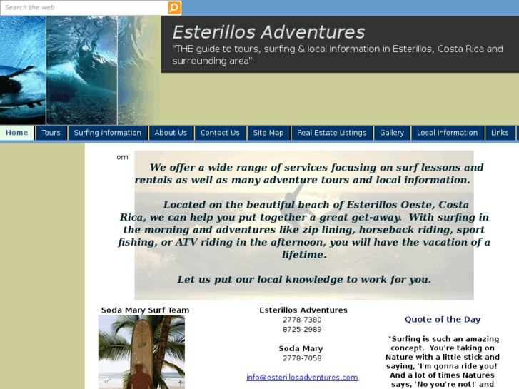 www.esterillosadventures.com