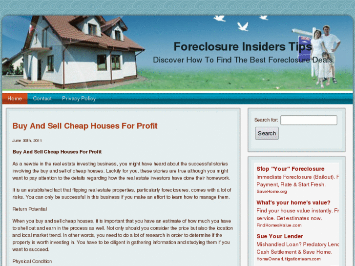 www.foreclosureinsiderstips.com