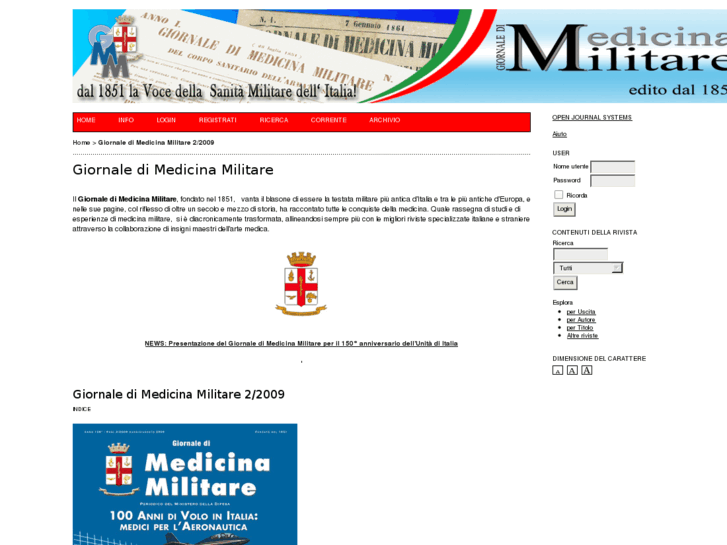 www.giornaledimedicinamilitare.net