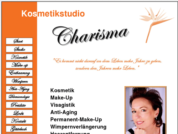 www.kosmetikstudio-charisma.eu